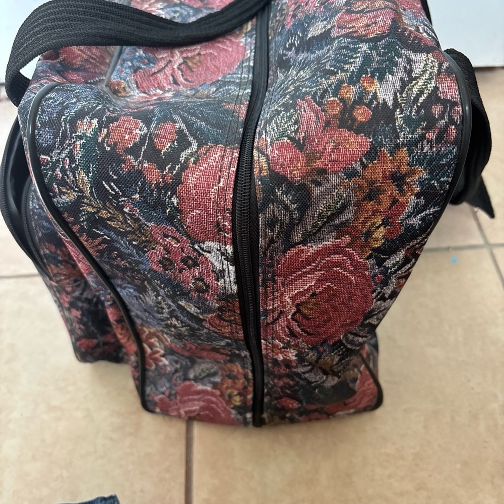Vintage Kenmore Sewing Machine Carrying Case, Travel Carry Tote Bag Tapestry - Picture 4 of 13